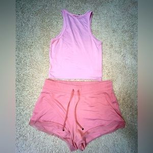 Comfy cotton shorts and top set